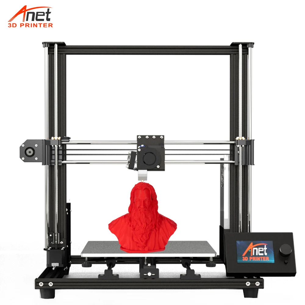 ^*Best Offers Anet A8 Plus Impresora 3D Printer Big Size Printers Reprap i3 Imprimante 3D DIY Kit With Filament Gift SD Card