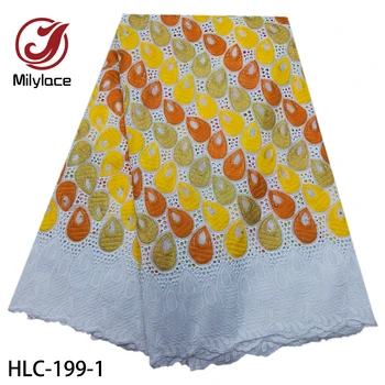 

2020 New Swiss Voile Lace High Quality Embroidery African Nigerian Dry Lace Fabric for Wedding Party HLC-199