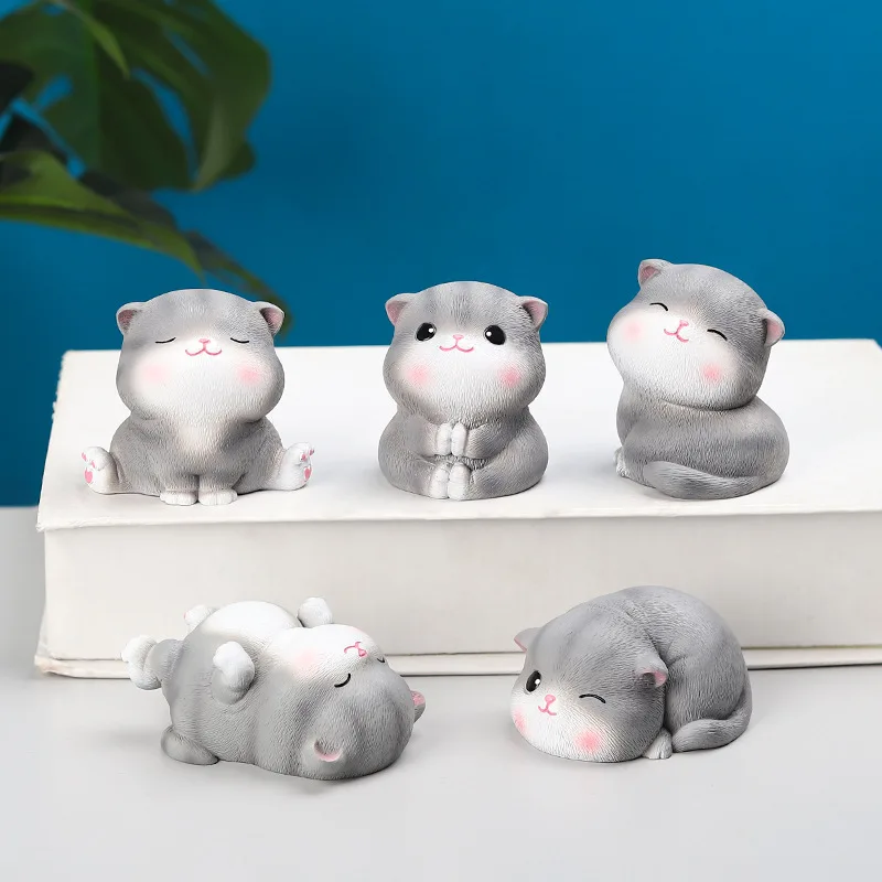 Животные из смолы распродажа милые украшения для кошек дома настольные | Дом и