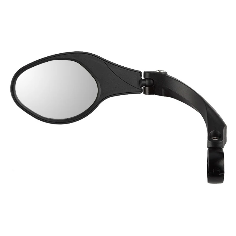 Left 1 PC Bicycle Stainless Steel Lens Mirror MTB Handlebar Side Safety Rear View Mirror 360-degree Cycling Flexible Rearview Mirrors - Цвет: Left
