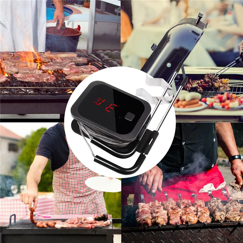 Inkbird Waterproof Bluetooth Grill Thermometer Wireless Grilling Barbecue BBQ