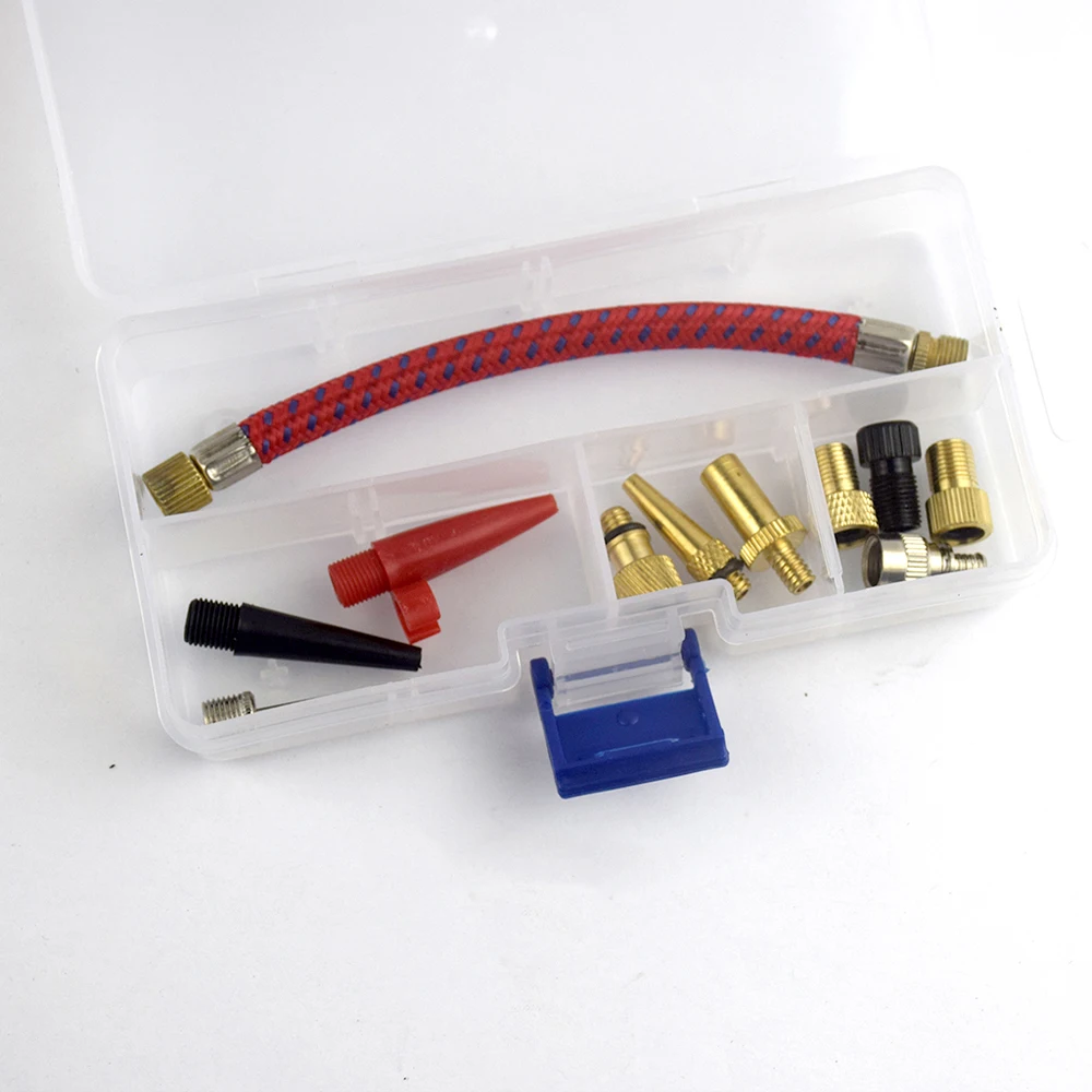 11pcs/sethose Adapter Kit Airbed Pump Hose Adapter Nozzle Valve Air