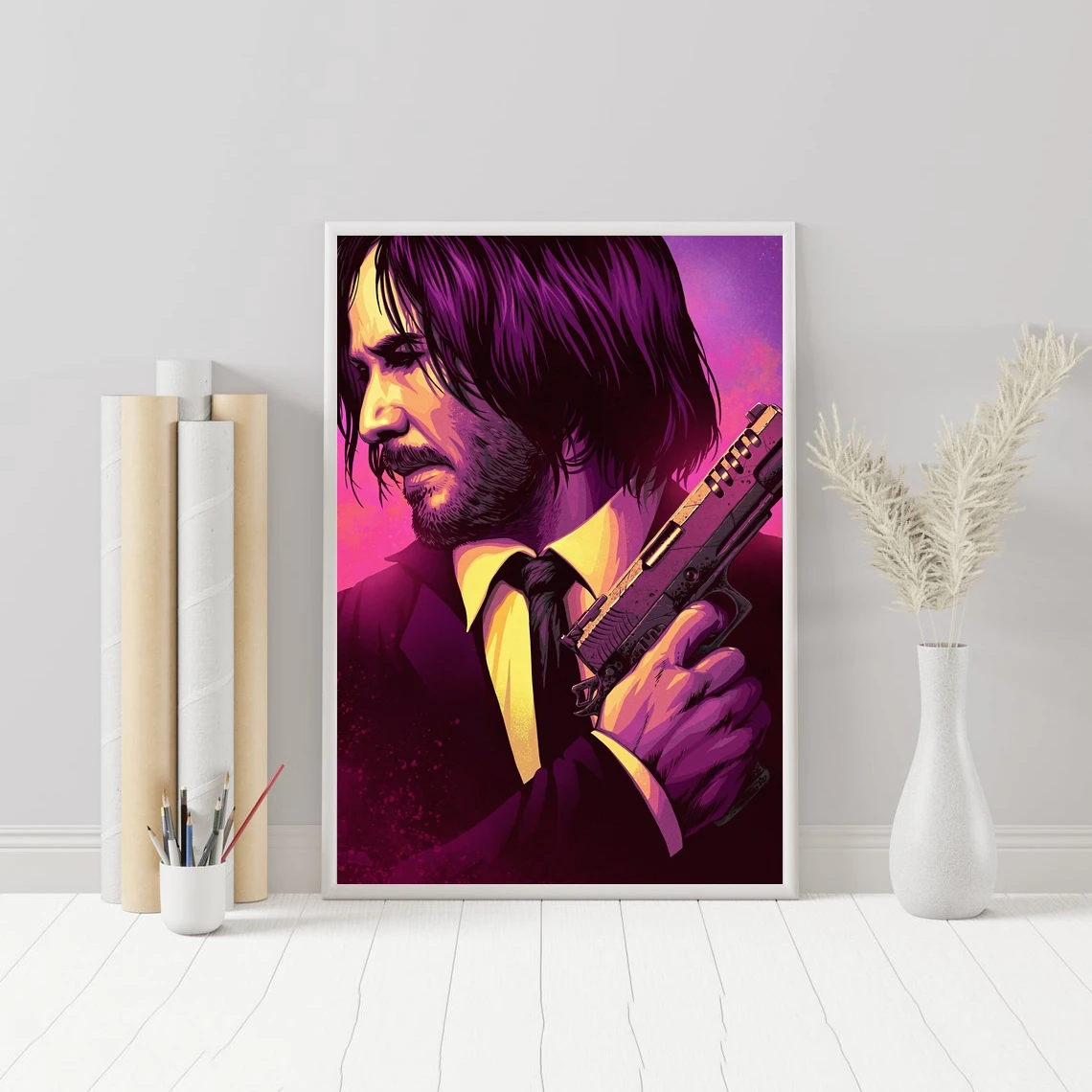 

John Wick : Chapter 3 - Parabellum 2019 Keanu Reeves Movie Poster Wall Painting Home Decoration ( No Frame )