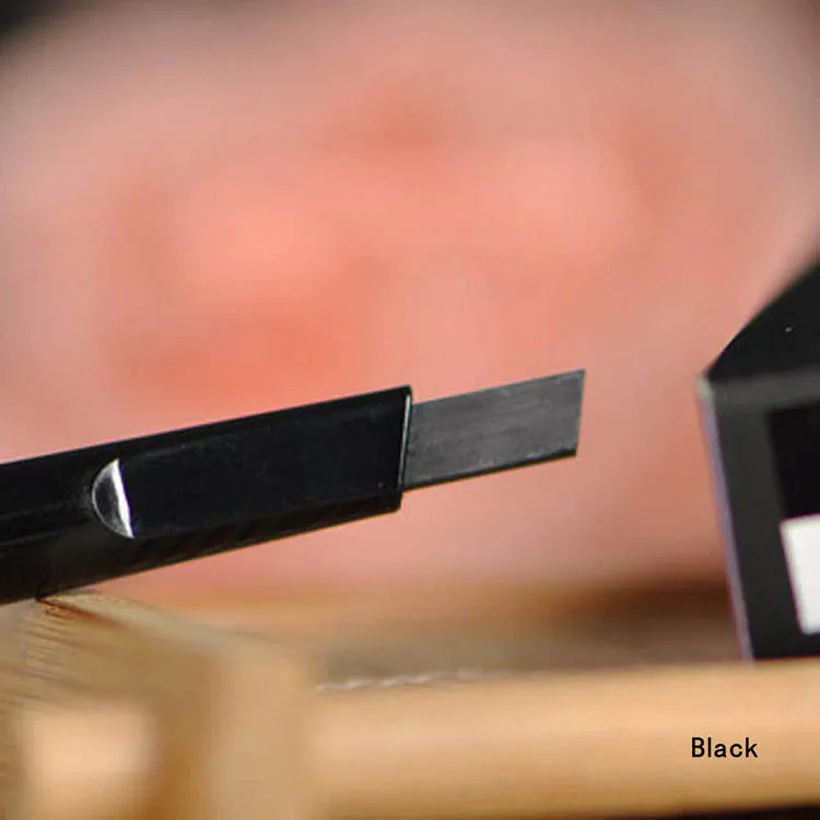 black Стиль, модный макияж, косметическая подводка для глаз, карандаш для бровей, косметические инструменты, горячая Распродажа, черный, коричневый, серый для женщин MU-178 - Цвет: black