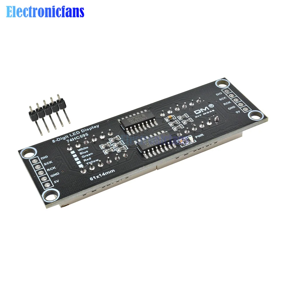 Modem Ti Display LED A 7 Segmenti TM1637 / 74HC595 - 6 O 8 Cifre - Foto 12