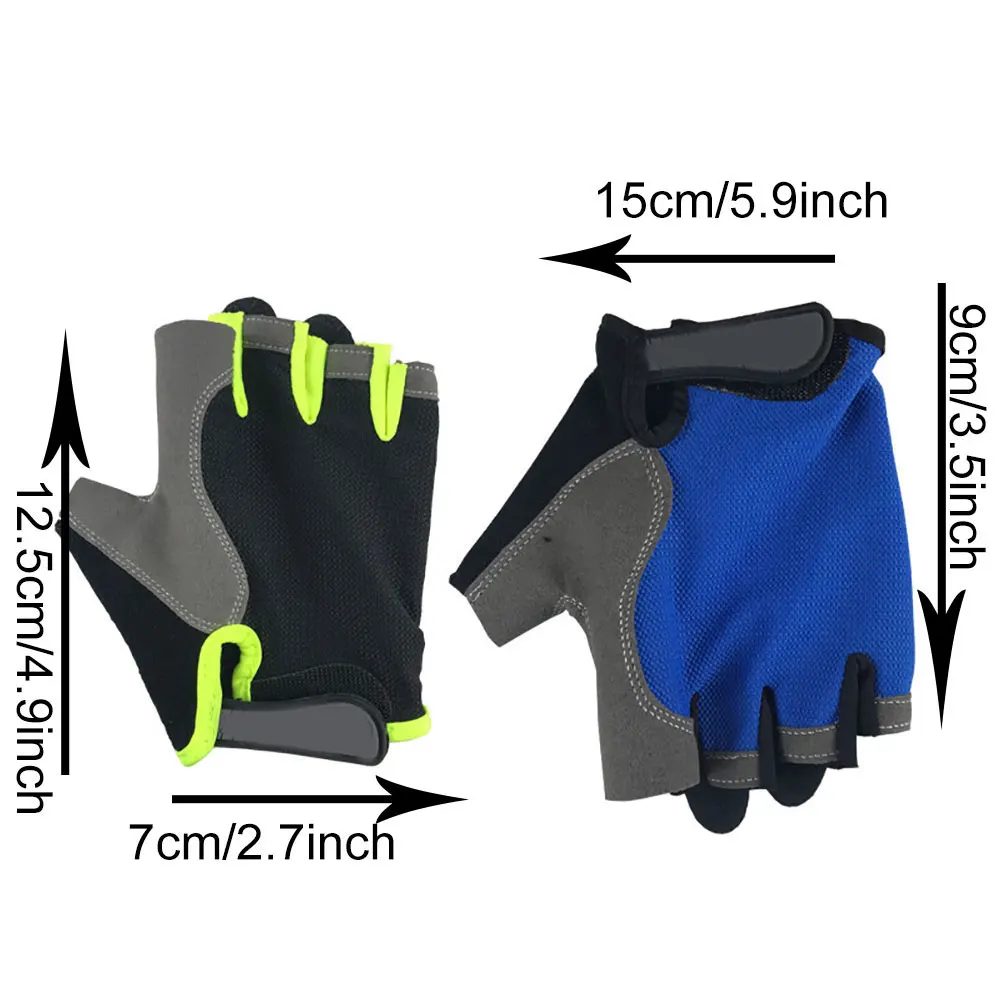 Adult Kids Basketball Practice Ball Control Shooting Training Half Finger Gloves