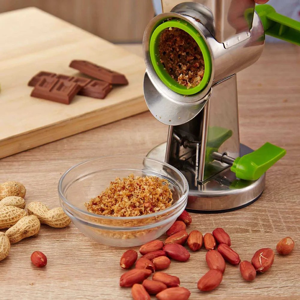 Stainless Steel Hand Crank Rotary Grater Multifunctional Kitchen