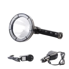 Портативный прожектор Перезаряжаемые 12V T6 Светодиодный прожектор для охоты, кемпинга, полиции, рыбалка, на открытом воздухе