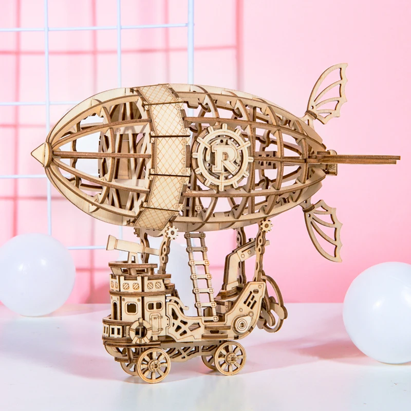 Robotime Новое DIY граммофоном 3D игрушки с тыквенная поступление деревянная игра