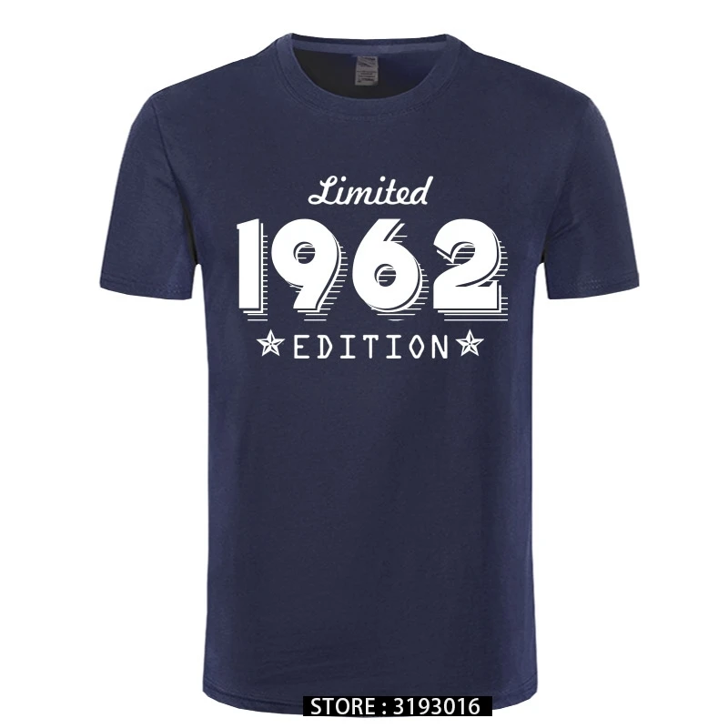 1962 Limited Edition Gold Design Men's Black T-SHIRT Cool Casual pride t shirt men Unisex New Fashion tshirt Loose Size | Мужская
