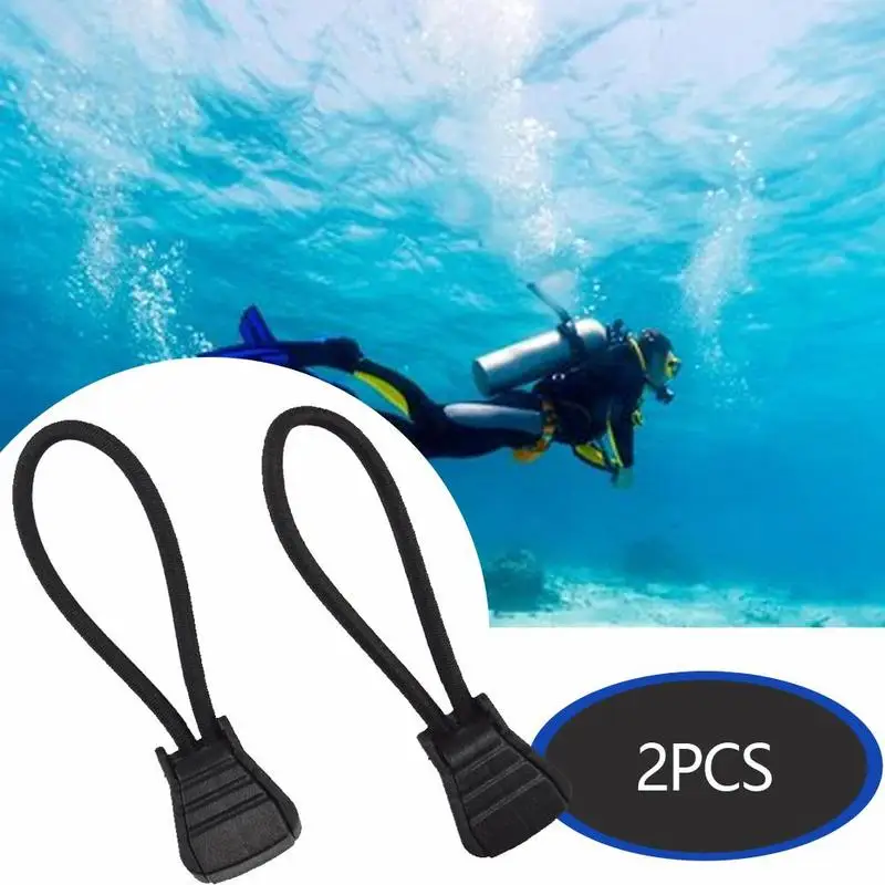 2pcs Diving Snorkel Attachment Rope Scuba Diving Hose Retainer Rope