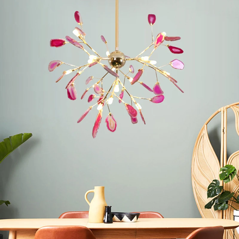 

Modern LED Firefly Chandelier Light Stylish Tree Branch Chandelier Lamp for Kitchen Living Room Bedroom Children Room Loft Light