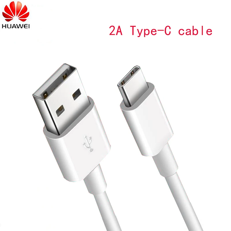 Оригинальный Huawei Быстрый кабель 2A Зарядное устройство usb type c для p9 p10 mate 20 p20 lite nova 2