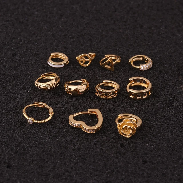 Buy Kids Gold Earrings In Online India | | Personalized Gold Jewellery -  Augrav.com