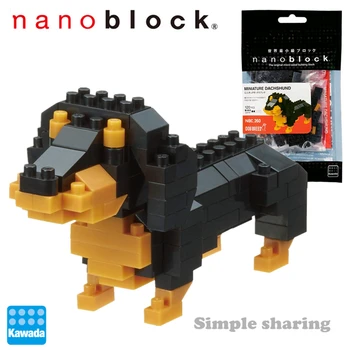 

NANOBLOCK MINIATURE DACHSHUND MINI BRICKS PUZZLE 120 PIECES NBC-260 DOG BREED