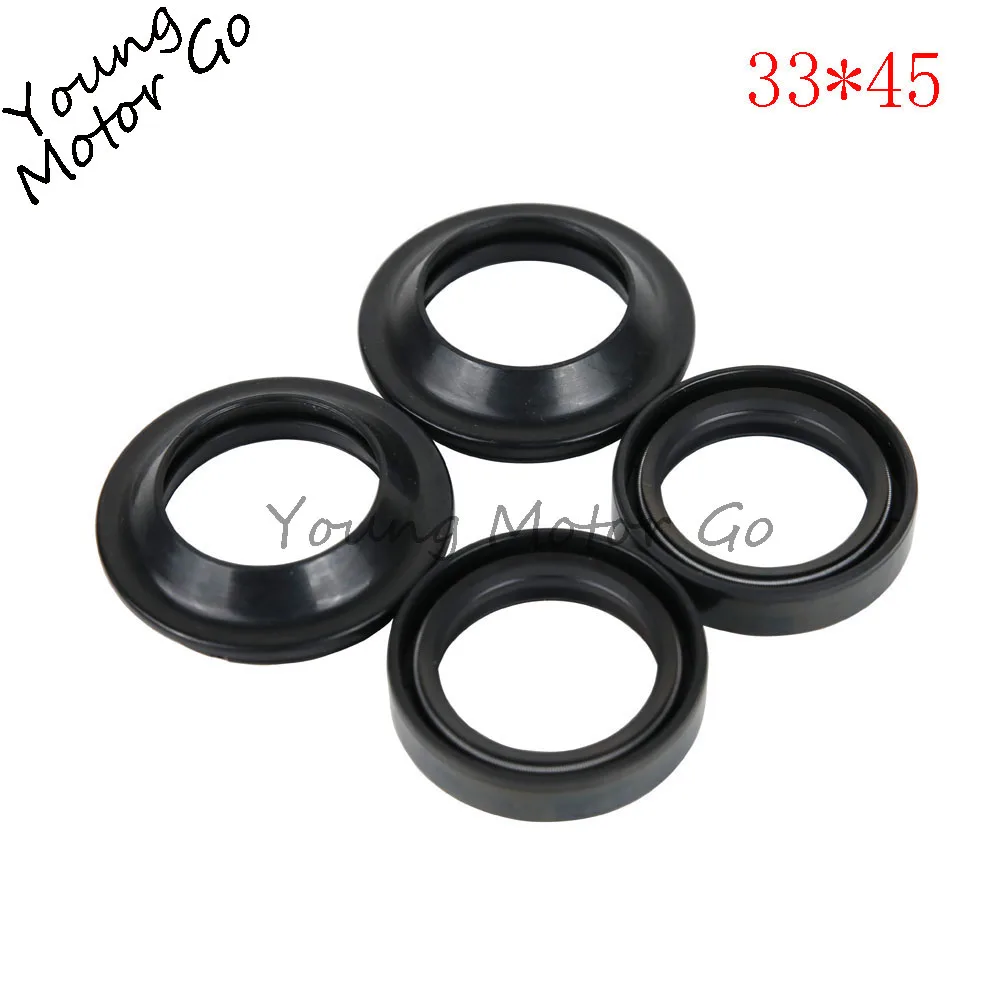 

Motorcycle 33*45 Front Suspension Fork Damper Dust Wiper Oil Seal Rubber For YZ80 BW200 TW200 SRX250 BW350 XV250 Shock Absorber