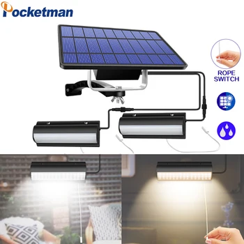

Outdoor Lighting Yard Decorative Lamp Waterproof Solar Wall Lamp With Drawstring Switch White/Warm White Solar Garden Lights