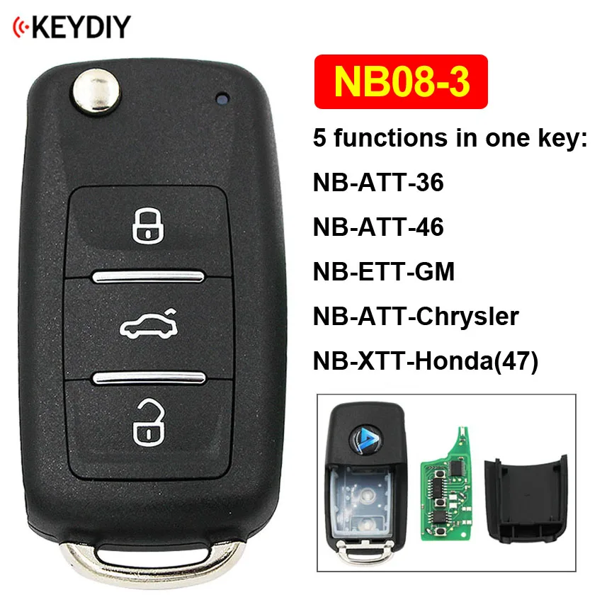 10 шт./лот NB11 NB08 NB10 NB22 NB25 NB26 NB28 NB29 KD дистанционный ключ для KD900 KD900+ URG200 KD-X2(все функции, указанные в чипы в один ключ - Цвет: NB08-3