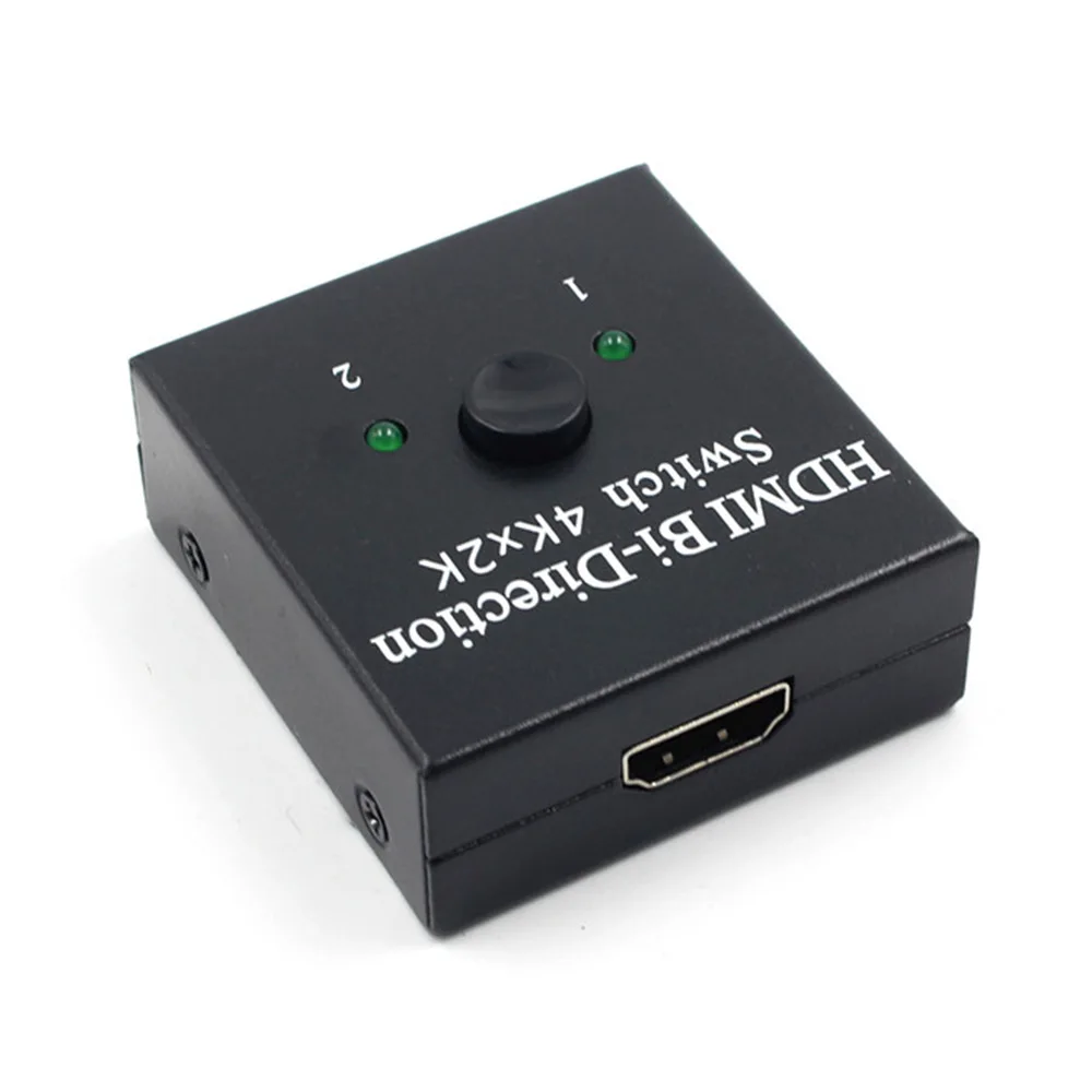 HDMI переключатель двунаправленный 4K сплиттер 2X1/1X2 без внешнего источника питания