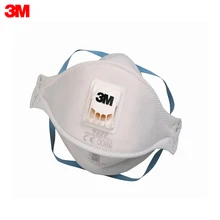 3M Противоаэрозольная фильтрующая полумаска 9322+ FFP2, с клапаном выдоха, 10 шт./уп., 9322