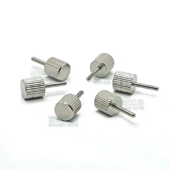 

5/10/20PCS M2*10mm 303 Stainless Steel Metric Hand Screw Knurled Cylinder Head Thumb Screws Computer Case