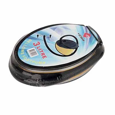 ПВХ 5L педаль воздушный насос торговля маленькая лодка Педальный насос плавательное кольцо игрушка вечерние надувные изделия Бытовая дешевая ножной насос - Название цвета: Черный