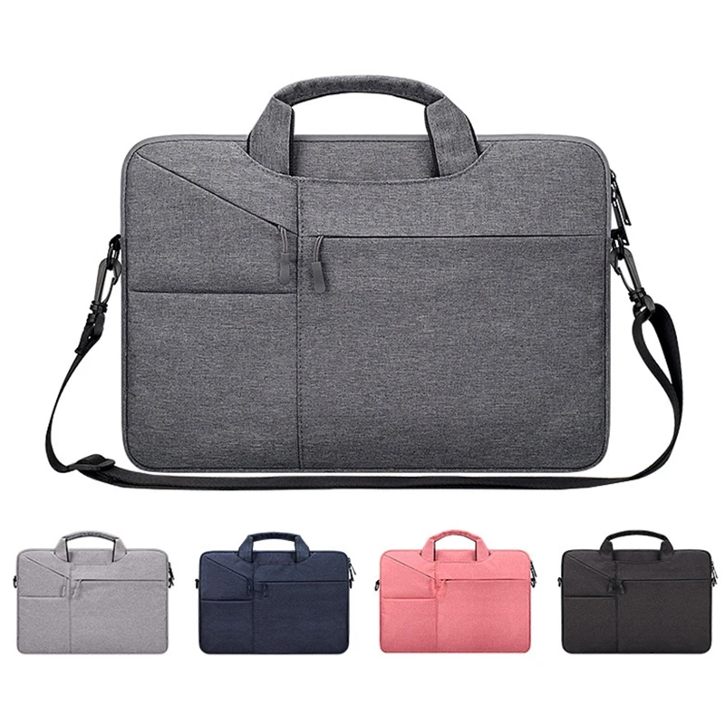 

Laptop Shoulder Bag 15.6' Notebook Messenger Bag Multipurpose for 13.3' Macbook Sleeve Bag Travel Briefcase for HP DELL Xiaomi