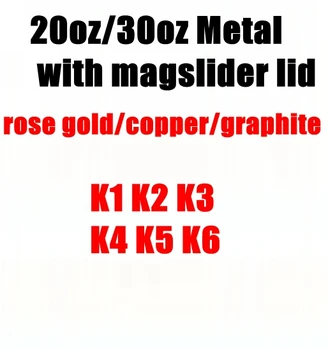 

20oz/30oz Metal cup with magslider lid