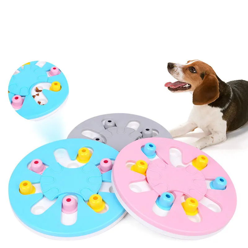 Interactive Pet Puzzle Toys Slow Eating Feeder Increase IQ Training Digestion Game Food Dispenser for Dogs Pet Accessories