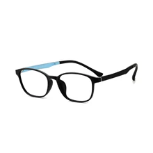 TR90 простой удобный упругая краска ноги студентов черное полное плоское зеркало в раме классические ретро без градусов очки для чтения