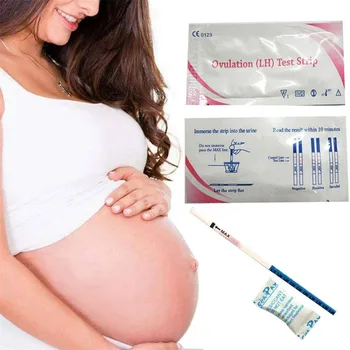 

50ps LH Ovulation Test Strips Ovulation Urine Test Strips Tests Strips Kit Measuring Early Pregnancy Test Kit Over 99% Accuracy