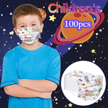 

Children's Cartoon Breathable Mask Disposable Three-Layer Protective Cover Mouth Cover Mouth caps washable Mondkapjes wasbaar