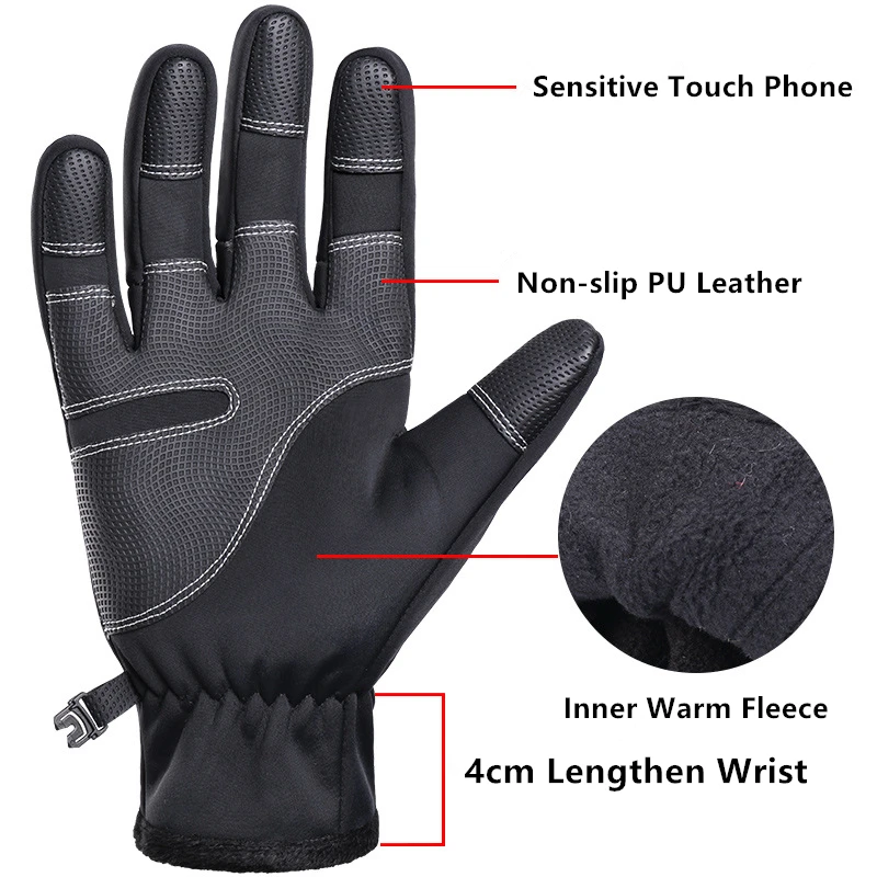 Перчатки для велоспорта, MTB, шоссейные, горные, уличные, спортивные перчатки, зимние, лыжные, CS, зимние, велосипедные перчатки для рыбалки, лагеря