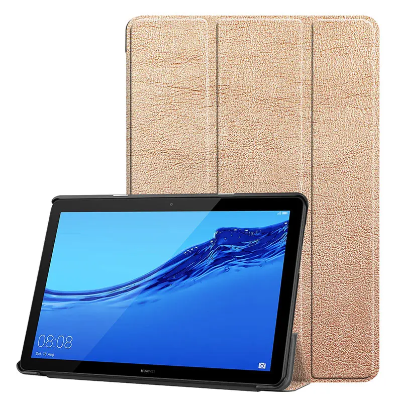 Ультратонкий чехол для huawei Mediapad T5 10 AGS2-W09/L09/L03/W19 10," чехол для huawei Mediapad T5 10 Tablet Case - Цвет: Rose Gold