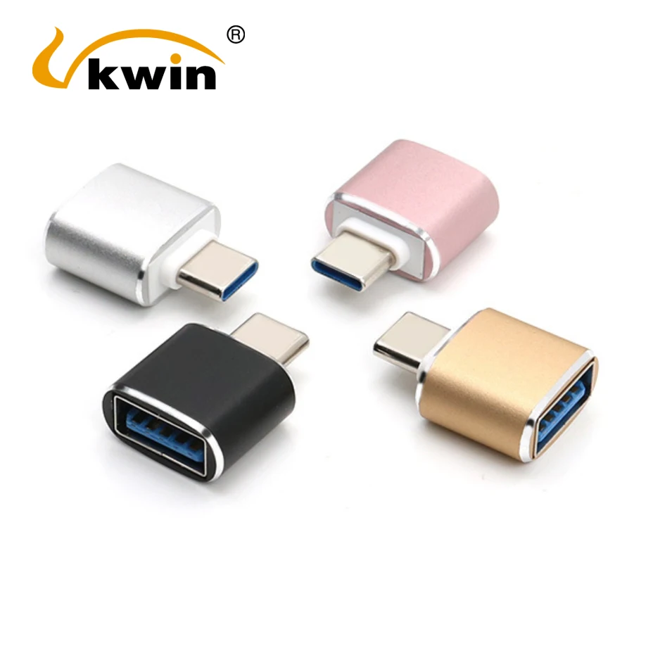

VKWIN Type-C OTG USB 3.1 To USB3.0 Adapter Connector For Samsung Huawei Phone Computer High Speed Aluminum Shell