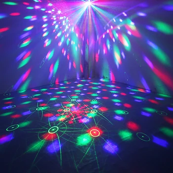 

Disco Ball Remote Control Laser Projector Jute Burlap Lace Hessian Led Magic Ball Laser Party Lights For Christmas With 3modes
