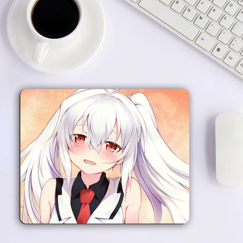 Cute Small Mousepad With Cartoon Pattern of Plastic Memory Anime Rug Gaming Computer Table Pink Mouse Pad Gamer Desk Mat | Компьютеры и