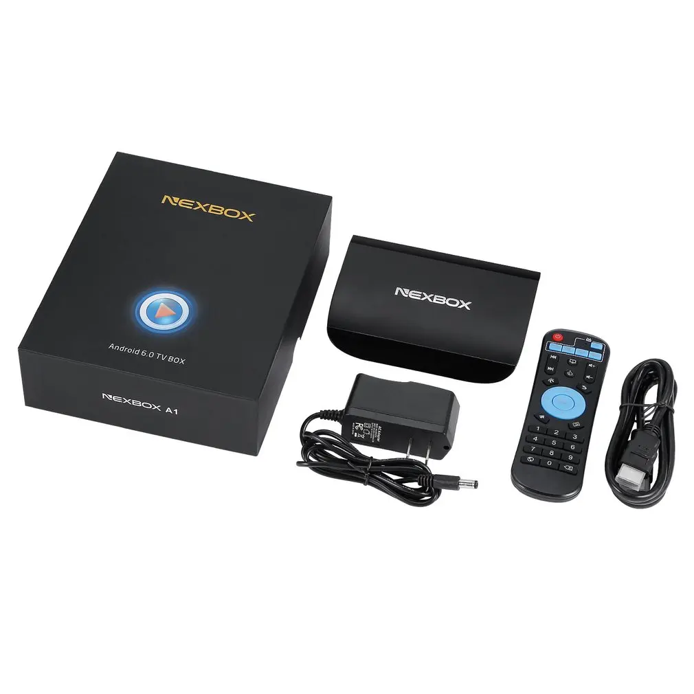 A1 Android 6,0 Smart tv Box 4K VP9-10 2G 16G Amlogic S912 Восьмиядерный H.265 2,4 ГГц 5,8 ГГц двойной WiFi BT4.0 медиаплеер