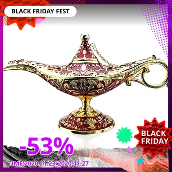 

Aladdin Magic Lamp Traditional Hollow Out Fairy Tale Aladdin Genie Lamp Vintage Retro Toy Home Decor Ornaments Vintage Tea Pot