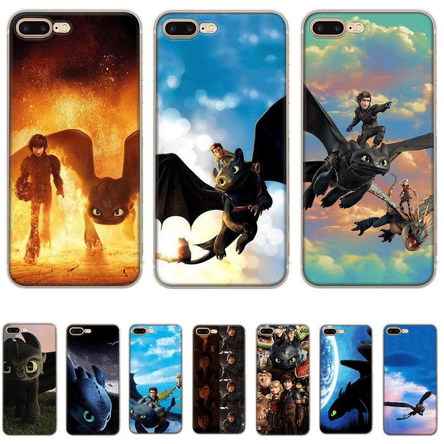 Mobile Phone Case For iPhone Apple XR X XS Max 6 6s 7 8 P Lus 5 5S SE Shell How To Train Your Dragon Protection Fashion | Мобильные