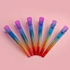 Anti-static Rainbow Hair Comb Rainbow Hairpin Fixed Styling Clip Flat Duck Mouth Hair Clips Pro Salon Hair Styling Tool 5