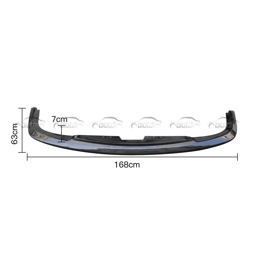 OLOTDI Carbon Fiber Apron Lip Bumper Spoiler Front Splitter For SUBARU IMPREZA 2006 FRONT LIP