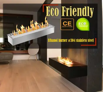 

hot sale 48 inch bio ethanol indoor fireplace