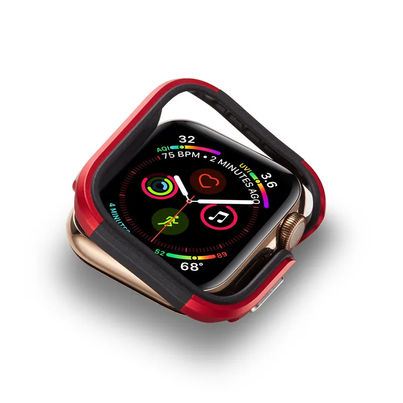 Совместимость с Apple Watch Series 5 Чехол 44 мм алюминиевый сплав прочный защитный противоударный чехол бампер крышка для iWatch 4 40 мм