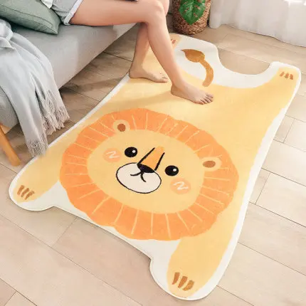Lion Мультфильм тигр ковер прямоугольной формы гостиной диван милый ребенок нескользящий коврик для ползания - Цвет: Lion