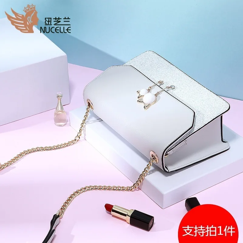 

Bag Female 2019 Tide Wild Female Bag Young Girl Ins Slung Chain Single Shoulder Bag