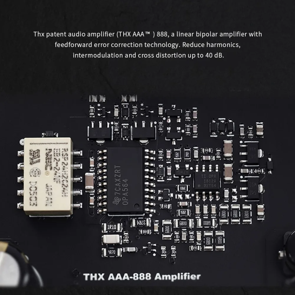 SMSL SP200 THX AAA 888 технология усилитель для наушников Профессиональный ультра низкий уровень шума для 16-600ohm усилитель для наушников