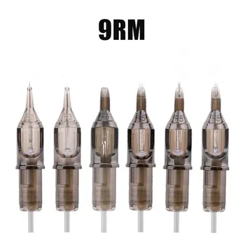 

Tattoo Cartridges Needle 20pcs 9RM Professional Disposable Semi-Permanent Eyebrow Lip Makeup Needles For Tattoo Machine Pen