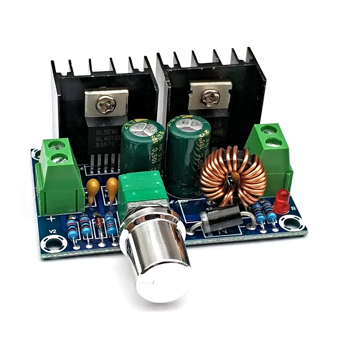 XH-M401 DC-DC Step Down Buck Converter Power Supply Module PWM Adjustable 4-40V To 1.25-36V DC DC Voltage Regulator 8A 200W