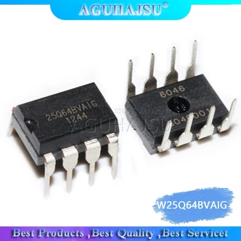 

2PCS/lot W25Q64BVAIG 25Q64BVAIG 25Q64 W25Q64 DIP-8 motherboard BIOS chip 8MB flash memory new original